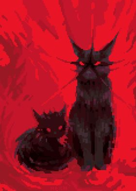 Cute devil kitties