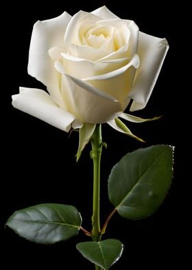 White Rose close up photo