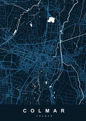 MAP COLMAR FRANCE 