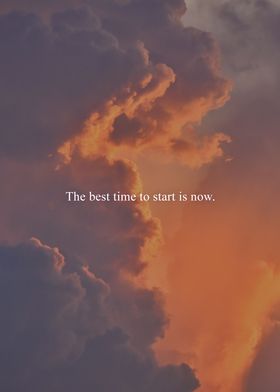 The best time to start