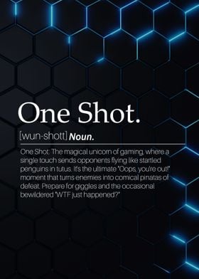 One shot word definition