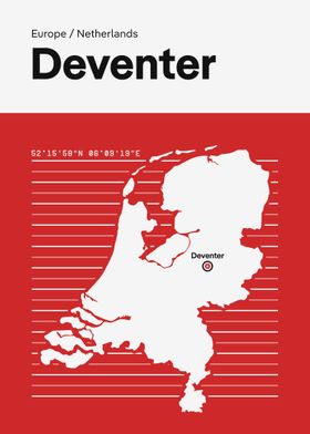 Deventer City Map