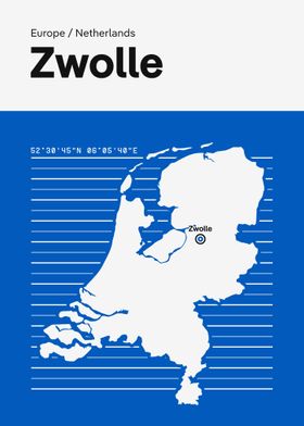 Zwolle City Map