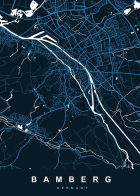 MAP BAMBERG GERMANY