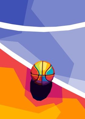 Basketball Wpap Pop Art