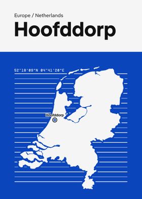 Hoofddorp City Map