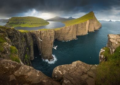 Faroe islands landscape