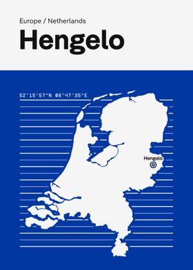 Hengelo City Map