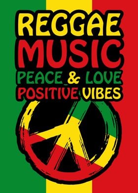 Reggae Peace Symbol