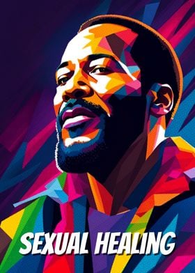 Marvin Gaye pop art