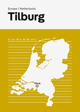 Tilburg City Map
