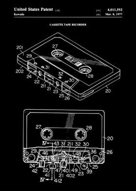 1977 CASSETTE TAPE RECORDE