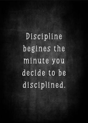 Discipline Quote