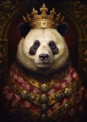 Anthropomorphic King Panda