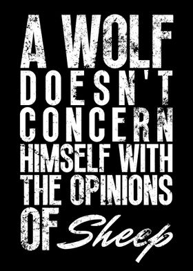 Wolf Motivation Quote