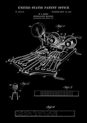 1907 Stenographic Machine 