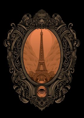 etro eiffel tower vintage