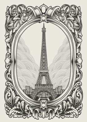 etro eiffel tower vintage