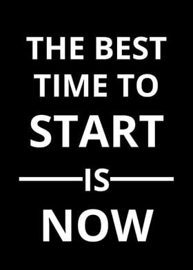 The best time to start 
