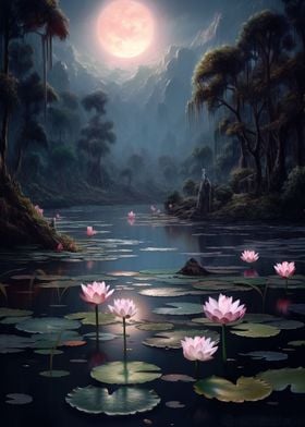 Lotus Pond Moonlight