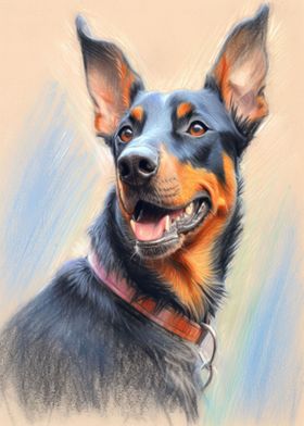 Doberman Pinscher Sketch