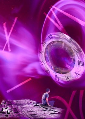 Trapped In Time Purple