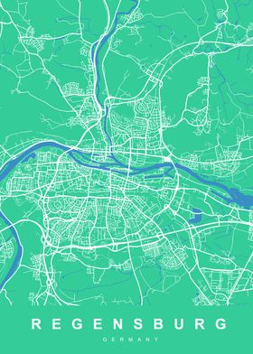 MAP REGENSBURG GERMANY