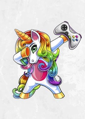 Gamercorn Dabbing Unicorn