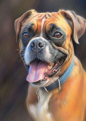 Boxer Dog Sketch