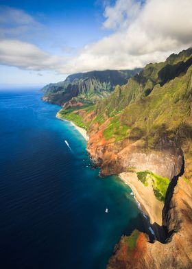 Napali coast Kauai Hawaii