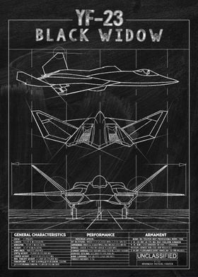 YF 23 Black Widow