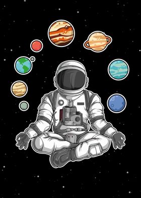astronaut yoga