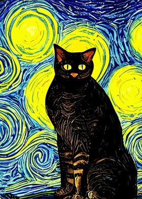 Starry Night Cat 3