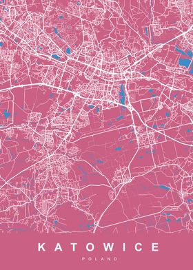 MAP KATOWICE POLAND