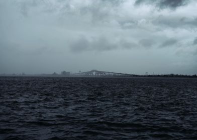 Storm over Lake Charles