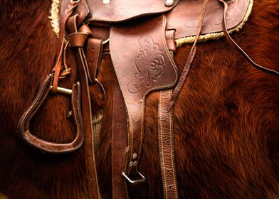 Cowboy saddle