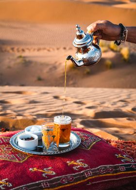 Tea in the desert Morocco
