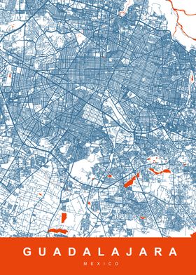 MAP GUADALAJARA MEXICO