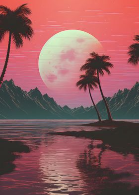 Vaporwave Landscape