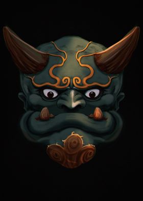 Japanese Hannya Demon Mask