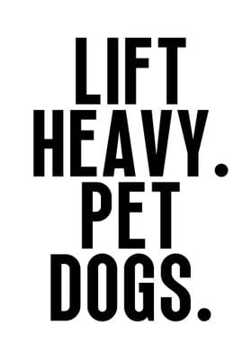 Lift heavy pet dogs