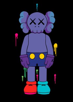 Purple kaws