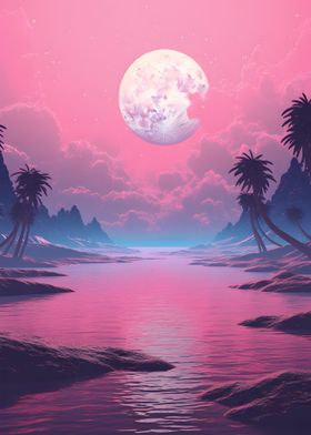 Vaporwave Landscape