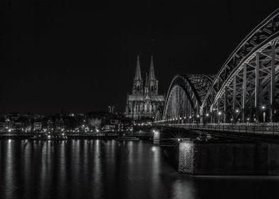 Cologne Cathedral At Night