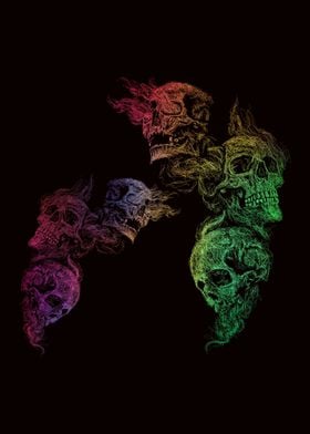 Six skulls