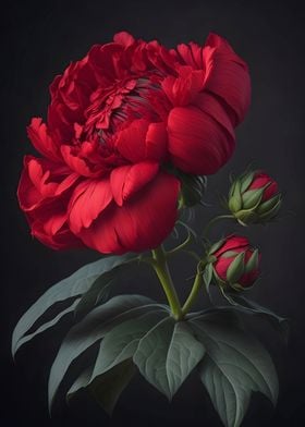 Red Peony