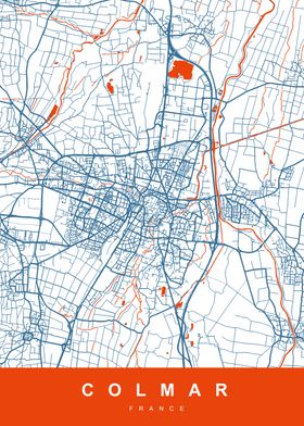 MAP COLMAR FRANCE