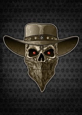 Skull Cowboy Bandit