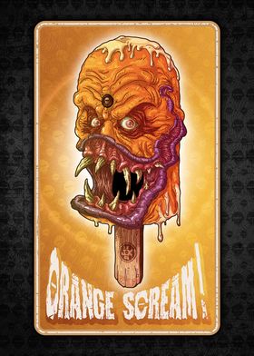 Orange Scream Ice Cream