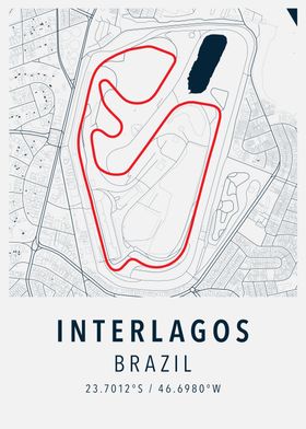 interlagos simple map